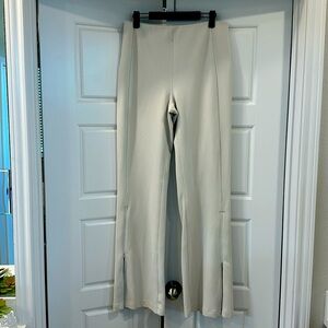 Lululemon brushed softstreme rib zip flare